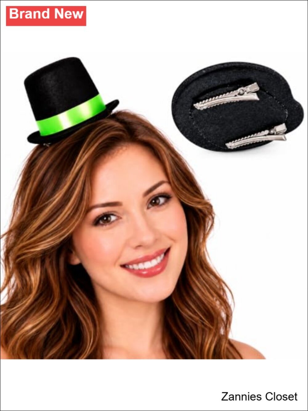 👻 Mini Top Hat Hair Clip Fascinator Cosplay Halloween Costume Party
